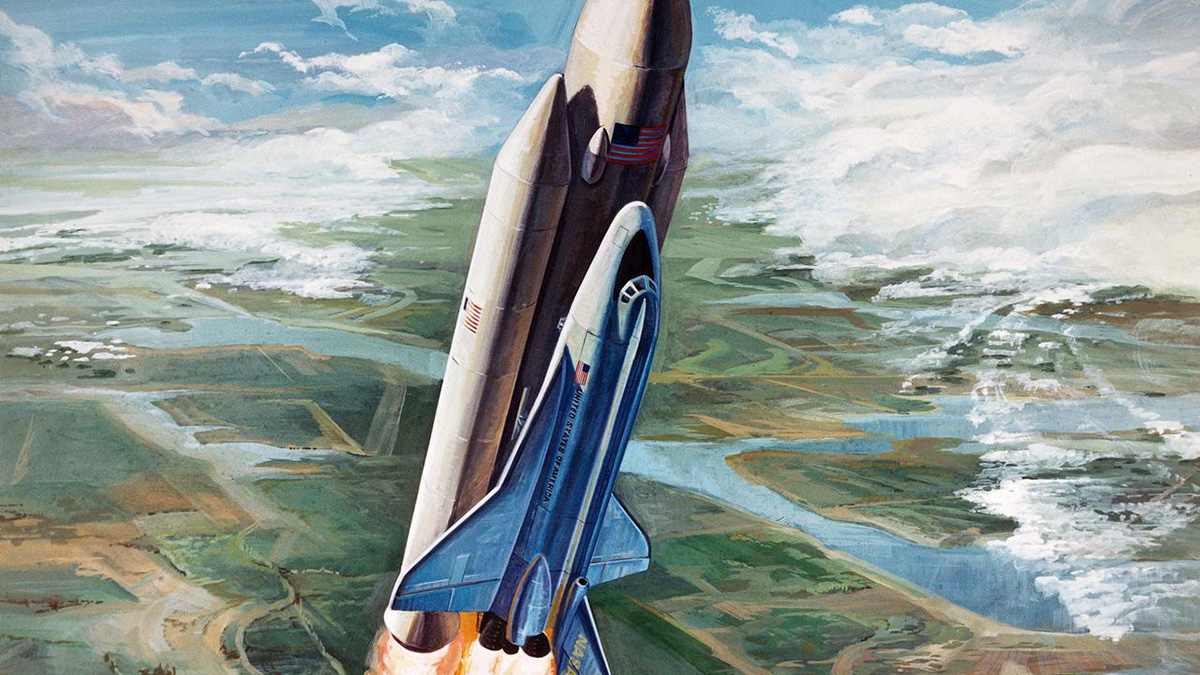 Space Shuttle Illustration