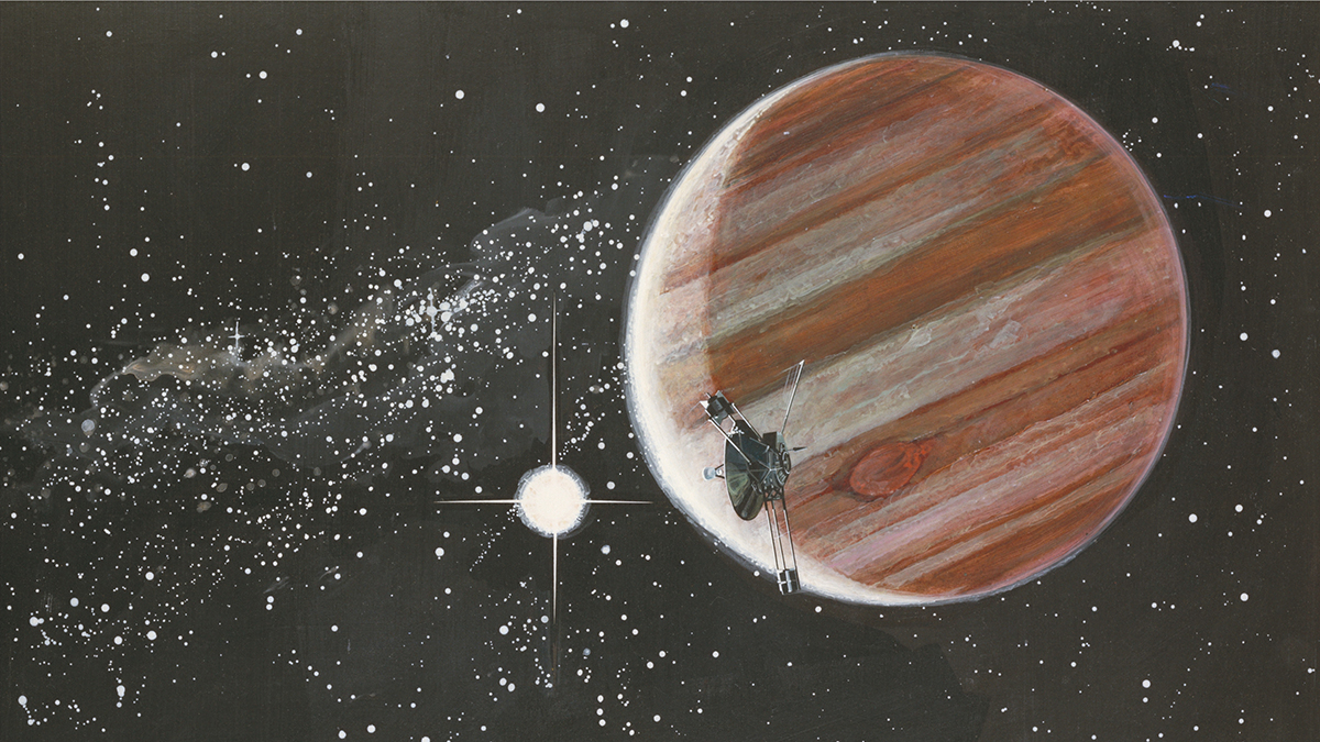 Pioneer 10 Passing&nbsp;Jupiter