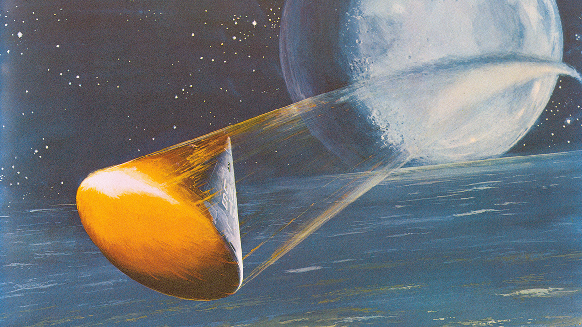 Apollo Spacecraft Re-Entry