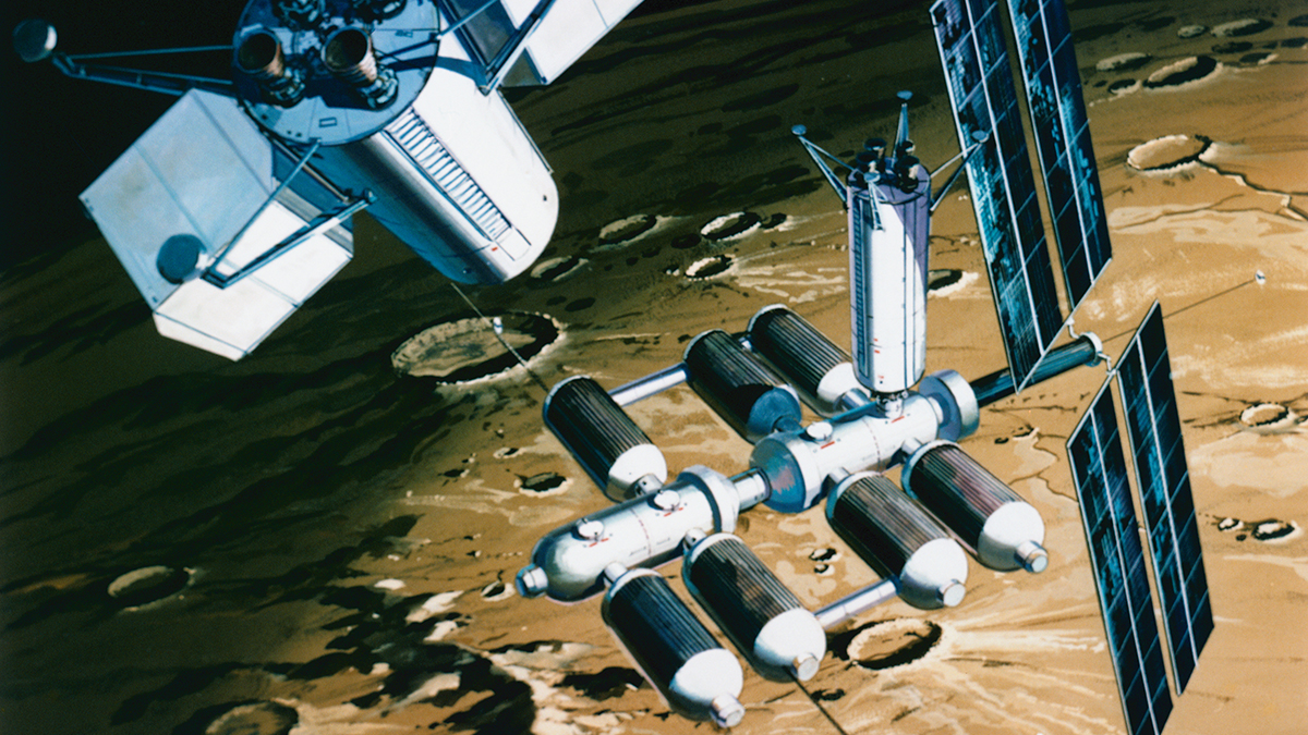 Orbiting Lunar Station