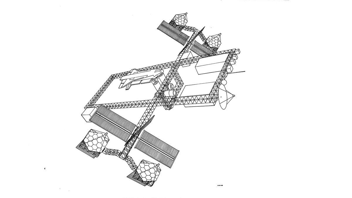 Space Station Line&nbsp;Drawing